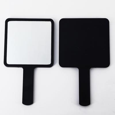 China Customized Logo Beauty Handle Mirror Customized Hot Sale Gift Mirror Square Beauty Makeup Mirror for sale