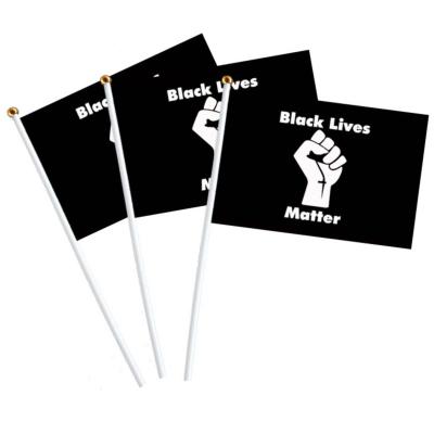 China Hanging Black Lives Matter Flag In Stock 3 Days Delivery BLM FLAG for sale