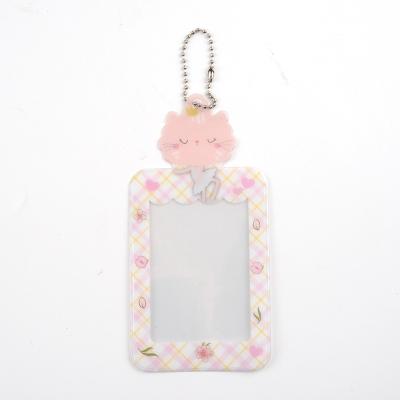 China 2021 Fashion KPOP K Clear PVC Photo Card Holder Pop Star PVC Photo Card Holder for sale