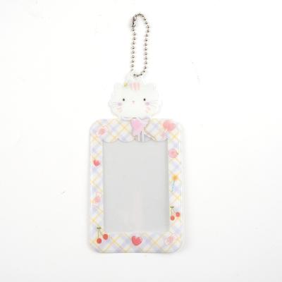 China Cute Fashion Stock Design PVC Photo Card Holder Korea Star Photo Card Holders for sale