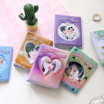 China New eco-friendly soft little kpop style binder photo collection card holder album kpop stars 3 inch collect book for sale