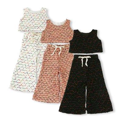 China New Arrival Casual Summer Causal 2 Pieces Clothing Children Fashion Kids Girl Dress Sets for sale