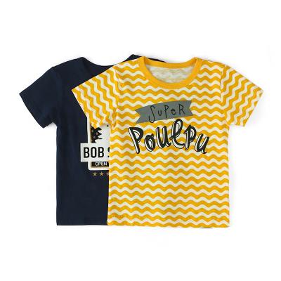 China Boys Fashion Preppy High Quality Cotton Baby Style Colthing Cool And Comfortable Short Sleeve T-shirt for sale