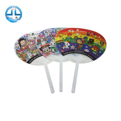 China Japan customized pp plastic hand fan uchiwa plastic hand fan with your own logo printing for sale