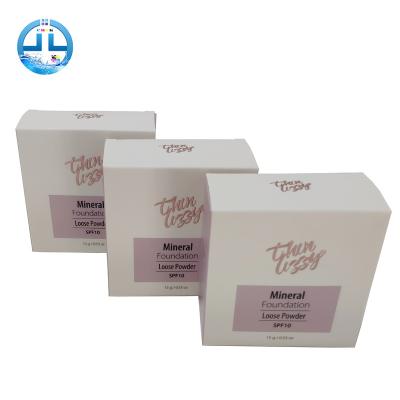 China Recyclable Good Price Custom Printed Paper Box Cosmetic Packaging Loose Powder Packaging Box for sale