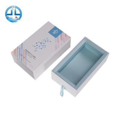 China Custom Wholesale Disposable White Candy Box Drawer Paper Box Packaging Box With Sleeve for sale