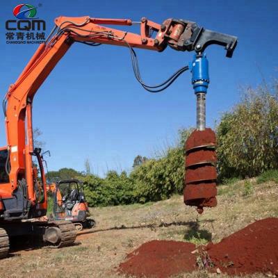 China Q345B Earth Auger / Earth Drilling Machine For Excavator Attachment for sale