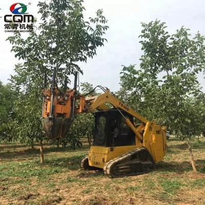 China Construction worksÂ   Tree Transplanting Machine Mobile Garden Machine Adjustable Tree Sapde for sale