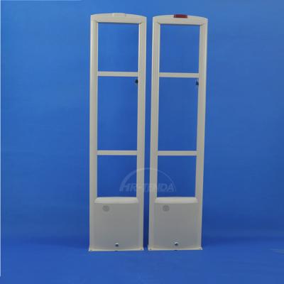 China Alarm EAS RF System White Dual Retail Store Security Tag ABS Plastic Material for sale