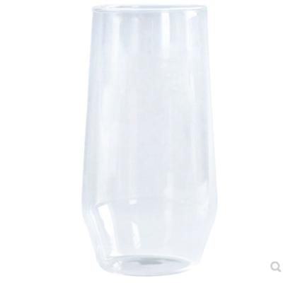 China China Factory Sustainable Supply Recycled Single Layer High Borosilicate Glass Coffee Mug for sale