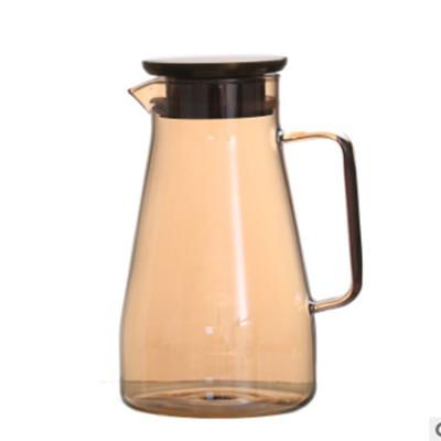 China Durable Exceptional Quality Colored Heat And Explosion Proof Glass Water Jug Set for sale