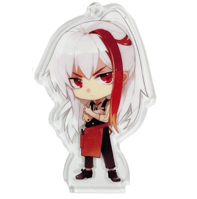 China Offset Printing Acrylic Anime And Cartoon Model Display Custom Plastic Head Chained Standee for sale