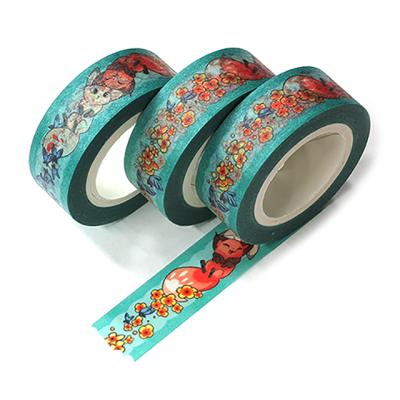 China High quality waterproof washi tape deco template scrapbooking custom made print washi tape for sale