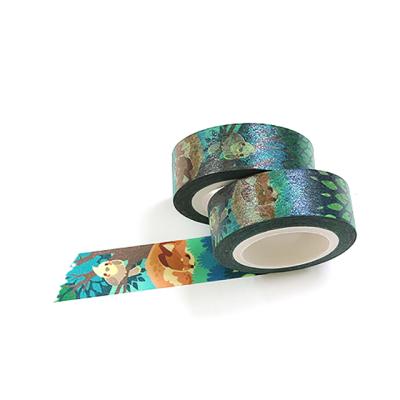 China DIY Pattern Craft Waterproof Decorative Adhesive Washi Tape Decorative Colorful Washi Tape for sale