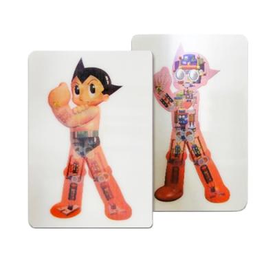 China Cartoon sticker fashion customized 3D anime manga plastic lenituclar sticker for sale