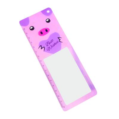 China Functions 3 in 1 - Magnifying Custom Design Transparent Unicorn Supplier Ruler for sale