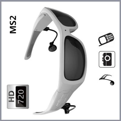 China Portable CMOS Digital Smart Video Glasses For Answering Call / Enjoy Music for sale