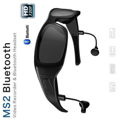 China Waterproof Bluetooth Spy Gadgets Spy Cam Glasses With Max 32gb Card / Polarized Lens for sale