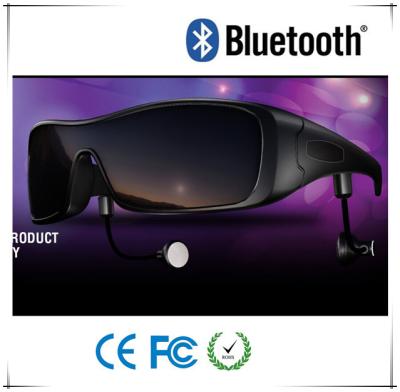 China Modern Wireless Colorful Lens Bluetooth Headset Glasses With Strong TR90 Frame for sale