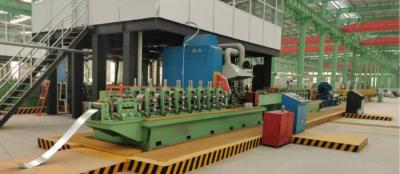 China 50.8mm High Frequency Welded Pipe Making Machine With Cold Cutting Saw for sale