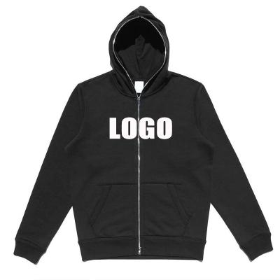 China Custom Black Anti-pilling Streetwear Blast Print Wholesale 3d Blast Print Full Zip Oversized 100% Cotton Unisex Hoodies for sale