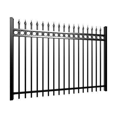 China Easily Assembled Steel Fencing Wholesale Modern Metal Picket Fencing Panels For Sale for sale