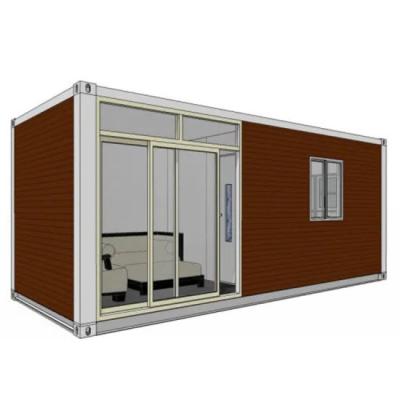 China Low price foldable prefab 20FT container house folding container refabricated container house modern shipping prefab homes for sale