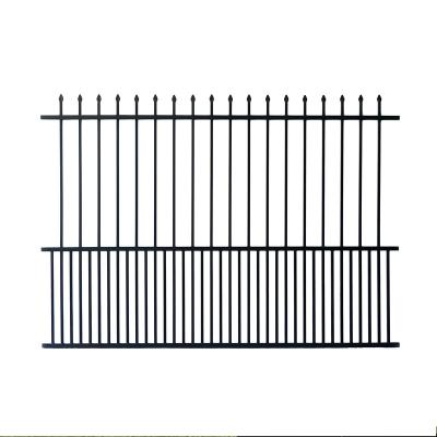 China Sustainable Decorative Picket Black Fencing Aluminum Yard Fence for sale