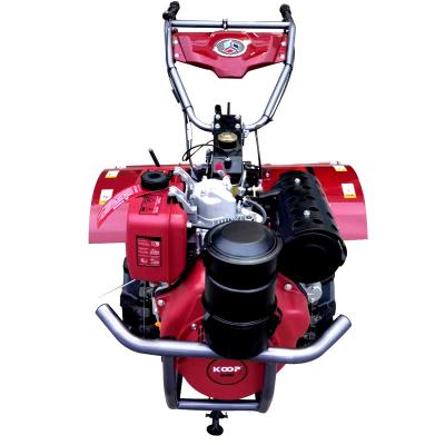 China Powerful 9hp Multi-Function Farming Farms Mini Power Tiller Diesel Machine for sale