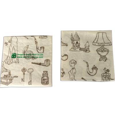 China Printed Brown Printed Paper Towels With Great Quality From China for sale