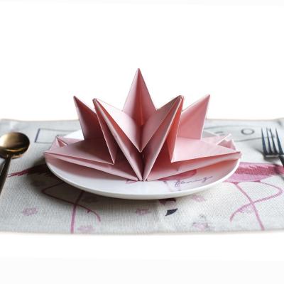 China 40X60cm Buffet Paper Table Printed Napkin, Paper Dinner Napkin for sale