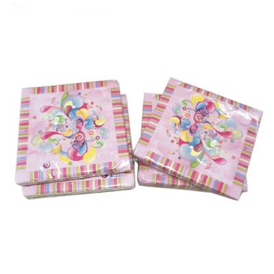 China Customized Colorful Printed Paper Napkins For Chinese Traditional Festival for sale