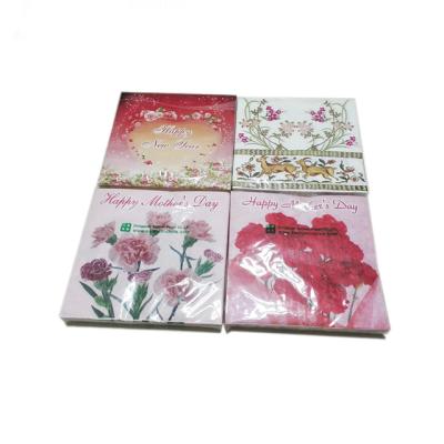 China Printed new year theme printed paper napkins in good quality and competitive price for sale