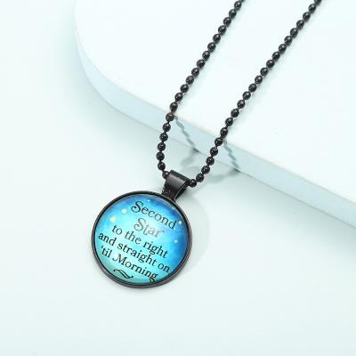 China New Fashion Environmentally Friendly Necklace Women Necklace Jewelry Glowing Magic Fairy Letter Printing Outstanding for sale