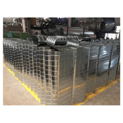 China Solidly Wholesale High Quality Galvanized Spiral Pipe Design Stainless Spiral Duct Air Corrugated Duct for sale