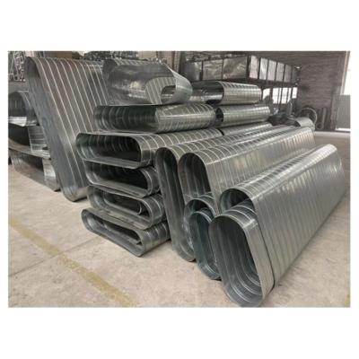 China Solidly Good Quality New Arrivals Galvanized Steel Manufacturer Flange Corner Spiral Duct Air Spiral Pipe Corrugated Duct for sale