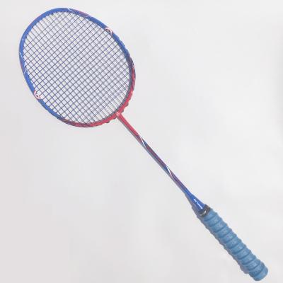 China Wholesale Customized Super High Quality Graphite/Carbon Fiber Super Badminton Racket Longevity With Attack And Defense for sale