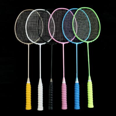 China Wholesale Customized High Quality Super Durability Training Level Graphite/Carbon Fiber Badminton Racket for sale