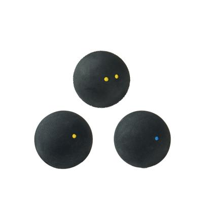 China Sports Enthusiasts Good Prices High Quality Custom Squash Balls Double Dots Squash Ball Yellow for sale