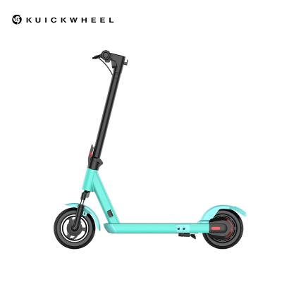 China 2021 Kuickwheel S1-C Unisex High Quality Portable Adult Electric Kick Scooter 350W/500W Turquoise Color for sale