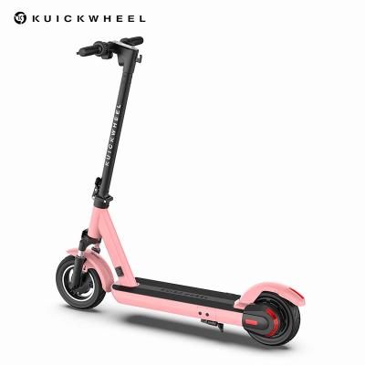 China Kuickwheel 2021 New Mobility PRO Portable Electric Scooter S1-C Unisex with 500W High Power Pink for sale