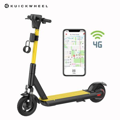 China Popular Unisex Kuickwheel Dockless Kick Sharing Electric Scooter With 4G IoT APP Function GPS Tracking for sale