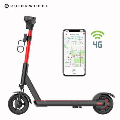 China Kuickwheel Unisex Sharing New GPS Switchable Battery IPX7 / Rental Electric Kick Scooter 4G IoT APP Function Waterproof for sale