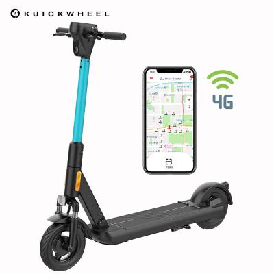 China New Unisex Kuickwheel Rental / Sharing Two 10 Inch Wheels Electric Scooter 4G IoT Removable Battery IPX7 for sale