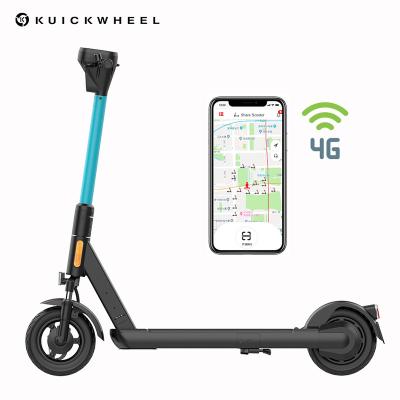 China Kuickwheel New 10 Inch Unisex Rental Sharing Two Wheels Electric Scooter GPS 4G IoT Dismountable Battery IPX7 Waterproof for sale