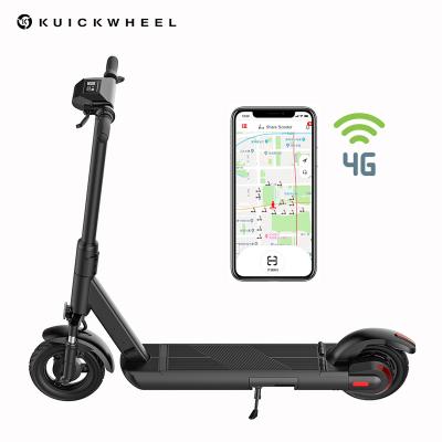 China Hot Selling Unisex Kuickwheel Dockless Sharing/Rental Electric Scooter With 4G IOT APP for sale