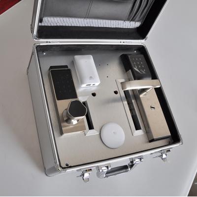 China Hot Sale Aluminum Tool Box, Locking Aluminum Hardware Carry Case with Divider, Hard Tool Storage Case for sale