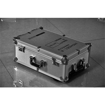 China Factory Direct Sale Custom Logo Silver Aluminum With Wheels Rolling Tool Box Trolley for sale