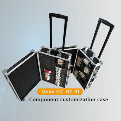 China Aluminum + MDF board + ABS tool box aluminum custom storage panel+Hardware+Foam small tool theft traveling case for sale