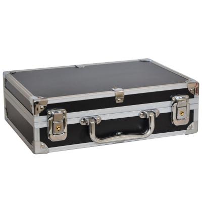 China Aluminum + MDF board + ABS panel+Hardware+Foam carrying with lock theft board laptop sample aluminum cases for sale